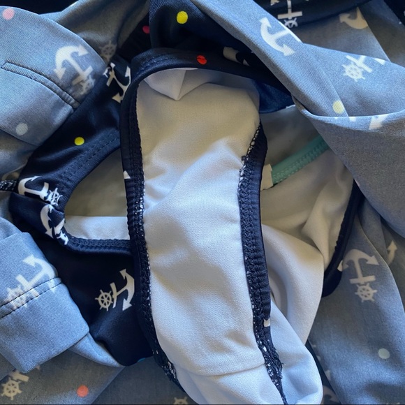 Nautica Girl’s Swim Bikini Top with Swim Skirt - Picture 5 of 7